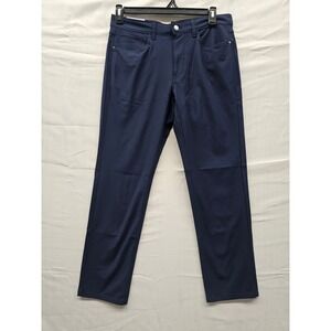 Members Mark Slim Fit Benton Performance Pant Dark Navy 32x30 WSCM-052-2025 Mens